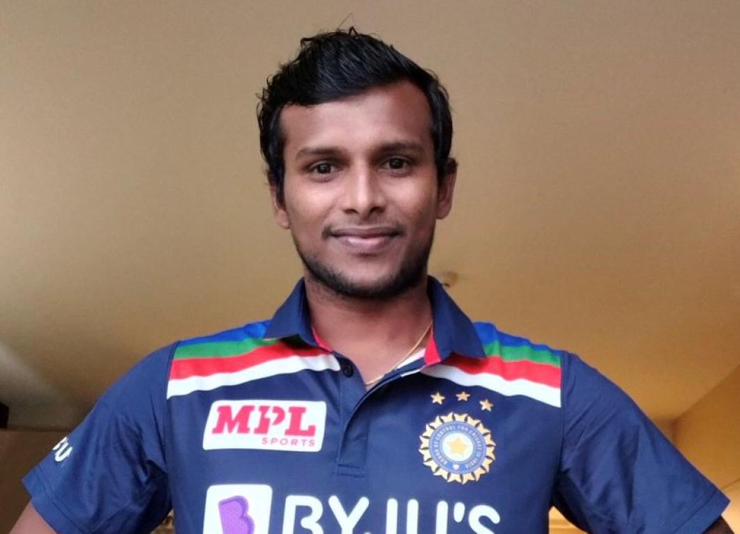 Leftarm pacer, T Natarajan, was added to India's squad for the ODI